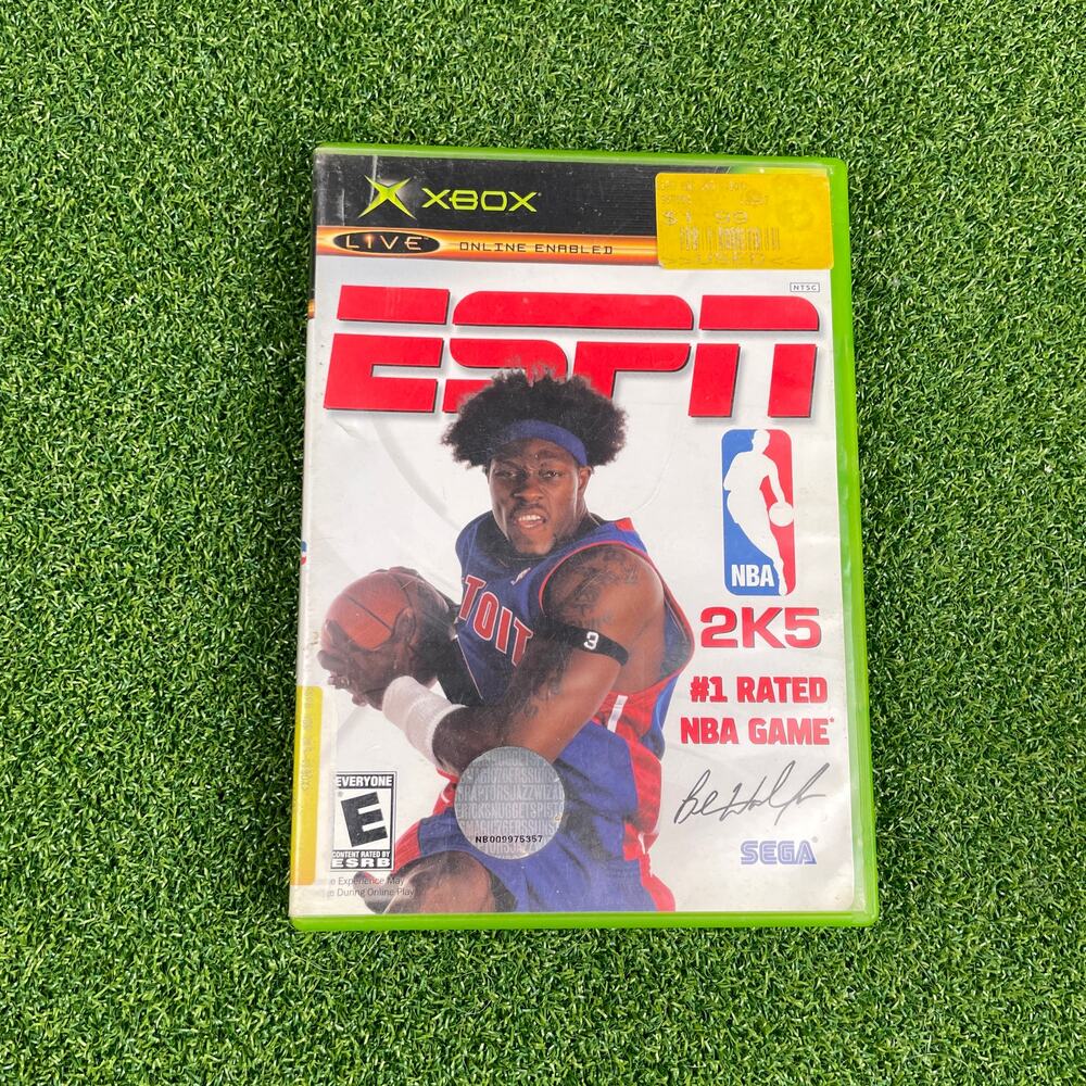 ESPN NBA 2K5 (Microsoft Xbox, 2004)  #1 Rated NBA Game CIB